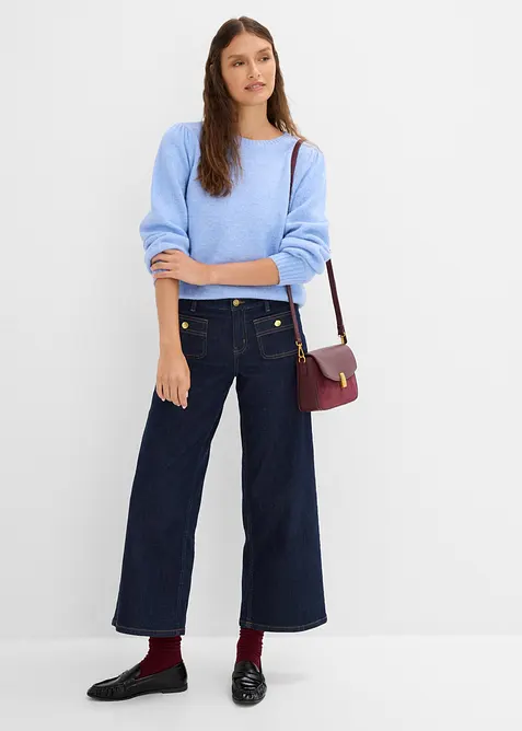 Maglione con maniche a sbuffo, bonprix