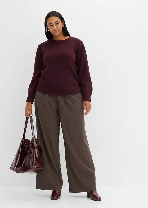 Maglione con maniche a sbuffo, bonprix