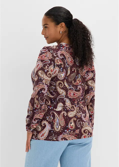 Maglia a maniche lunghe in viscosa morbida, bonprix