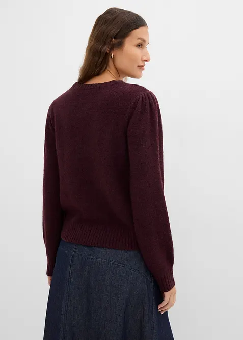 Maglione con maniche a sbuffo, bonprix