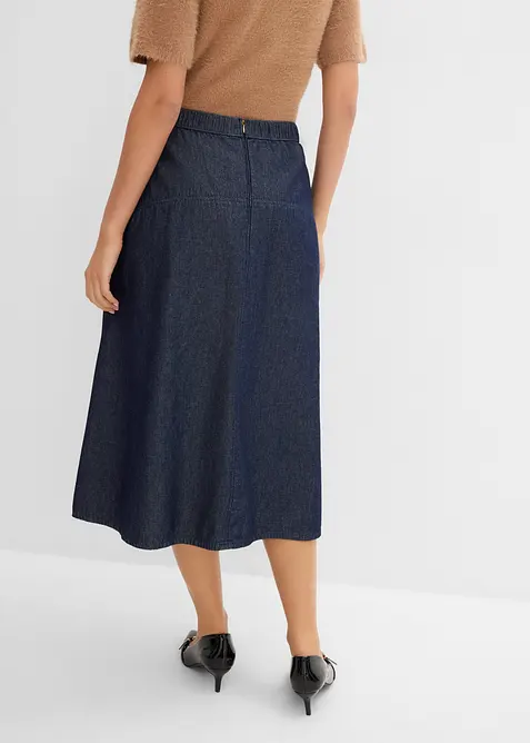 Gonna di jeans in cotone biologico, bonprix
