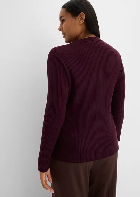 Cardigan in filato fine di misto viscosa, bonprix