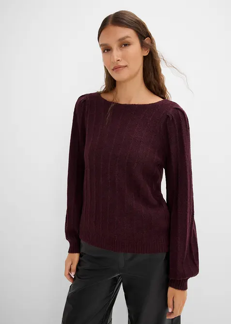 Maglione con maniche a sbuffo, bonprix