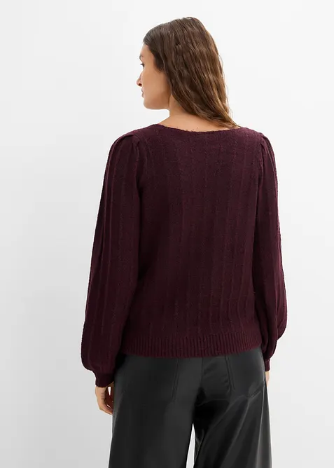 Maglione con maniche a sbuffo, bonprix