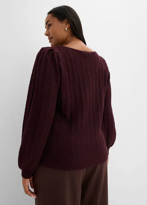 Maglione con maniche a sbuffo, bonprix