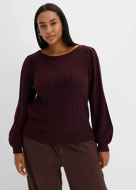 Maglione con maniche a sbuffo, bonprix