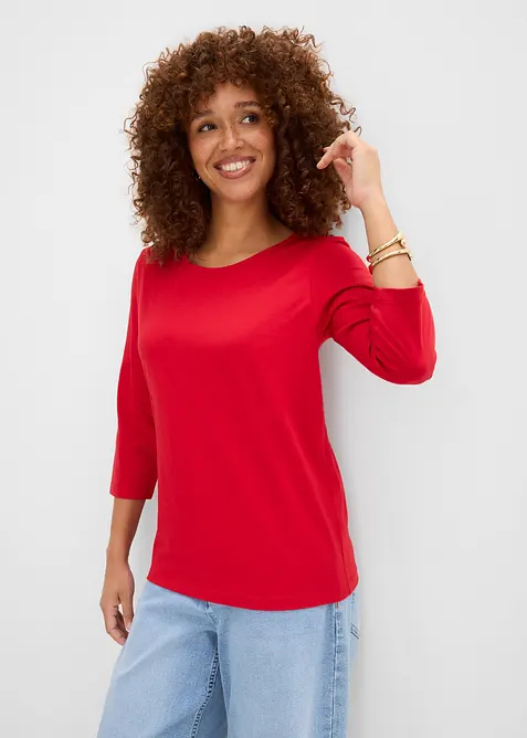 Maglia con maniche a 3/4 (pacco da 4), bonprix