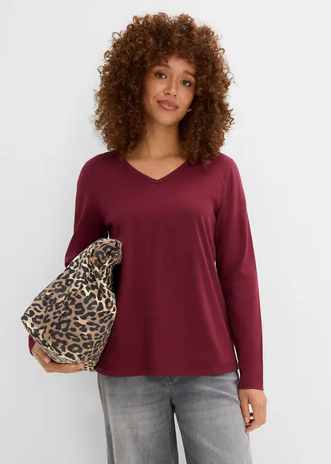 Maglia a maniche lunghe (pacco da 5), bonprix