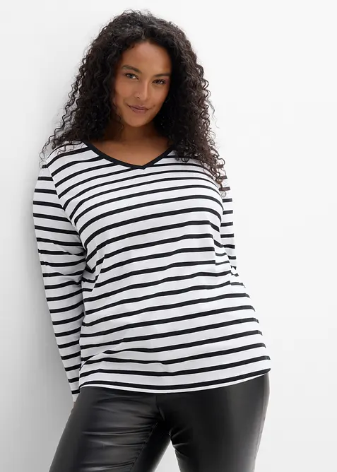 Maglia a maniche lunghe (pacco da 5), bonprix