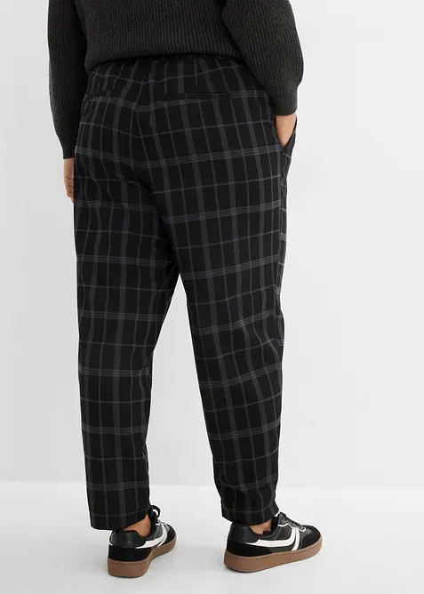 Pantaloni barrel in misto viscosa morbido, bonprix