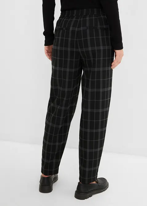 Pantaloni barrel in misto viscosa morbido, bonprix