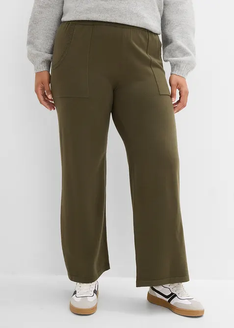 Pantaloni in maglia, bonprix