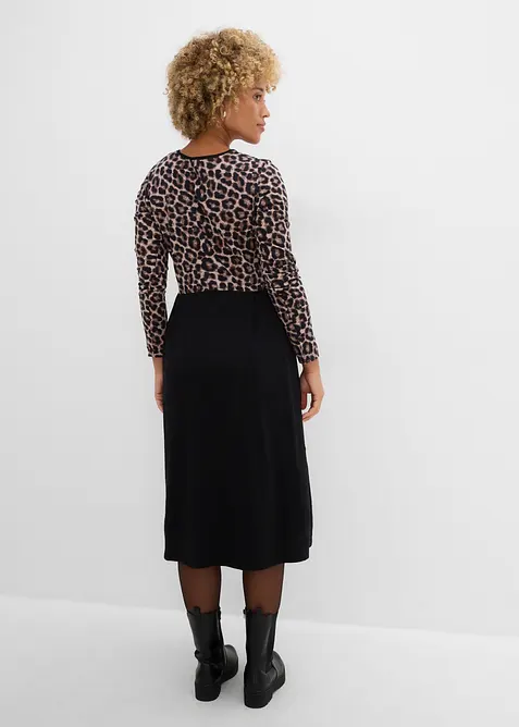 Abito midi in jersey di cotone, bonprix
