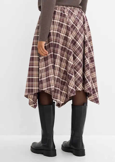 Gonna in misto viscosa simil lana, bonprix