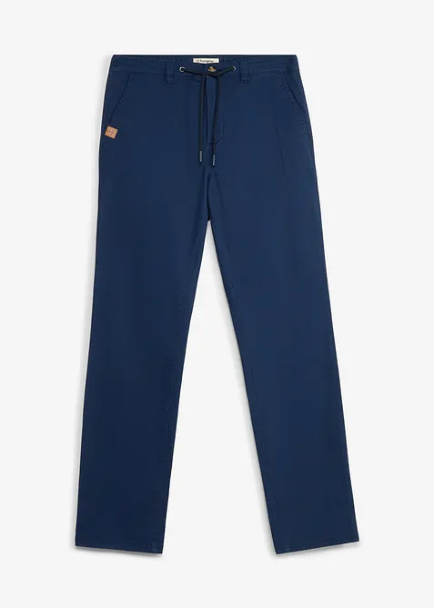 Pantaloni chino elasticizzati con gambe larghe classic fit, straight, bonprix