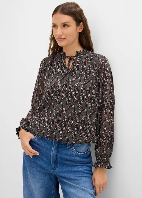 Blusa in chiffon leggero, bonprix