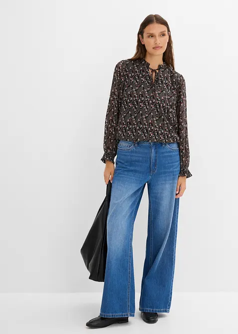 Blusa in chiffon leggero, bonprix