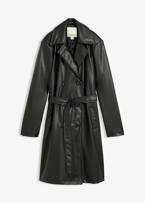 Cappotto in similpelle, bonprix