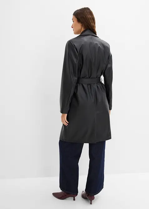 Cappotto in similpelle, bonprix