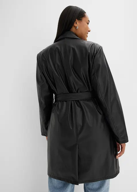 Cappotto in similpelle, bonprix