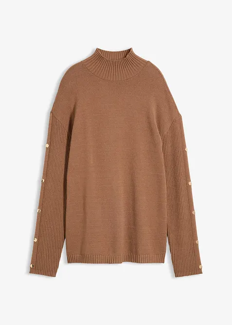 Maglione in filato fine di misto viscosa morbido, bonprix