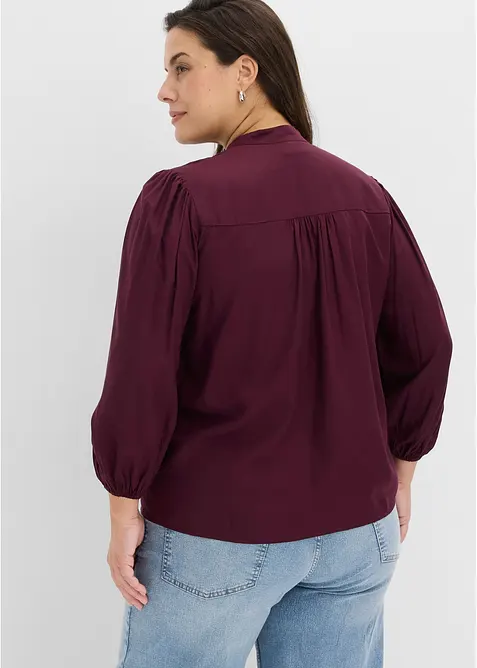 Blusa in misto lyocell fluido, bonprix