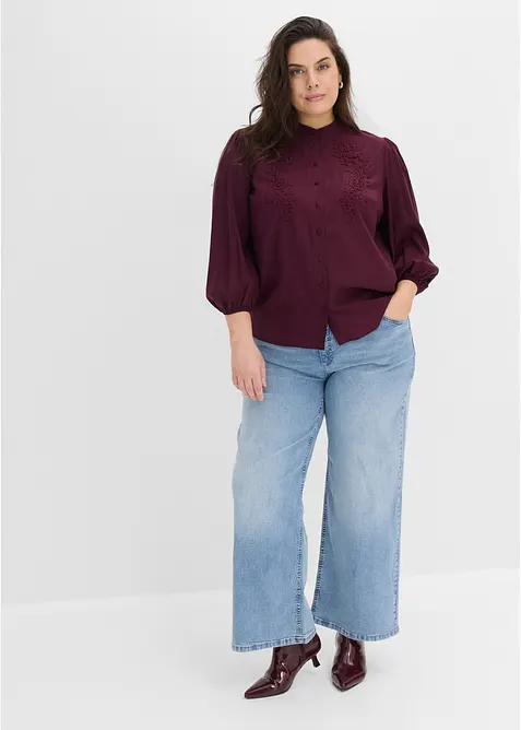 Blusa in misto lyocell fluido, bonprix
