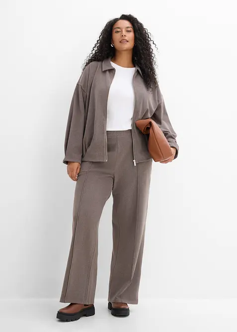 Giacca camicia in simil lana, bonprix