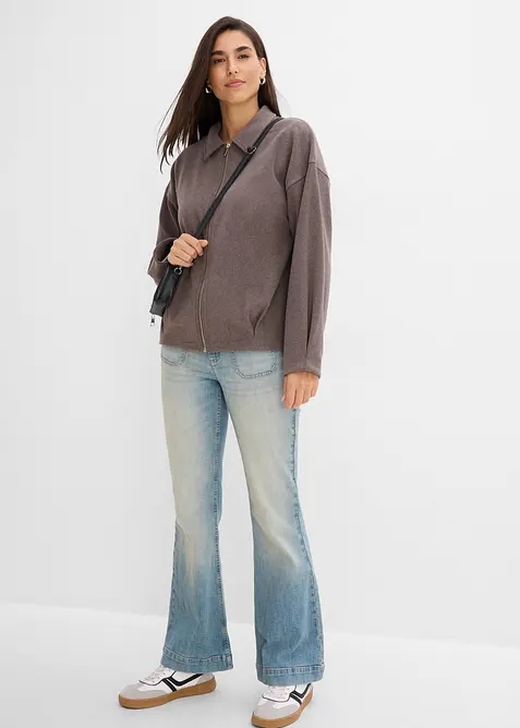 Giacca camicia in simil lana, bonprix