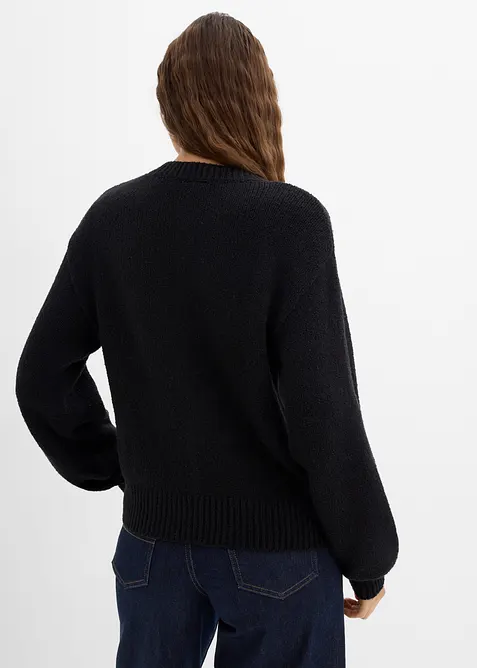 Cardigan in filato grosso con abbottonatura, bonprix
