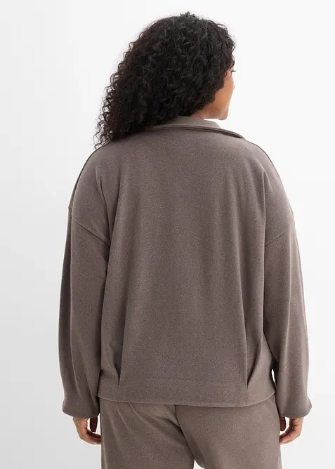Giacca camicia in simil lana, bonprix