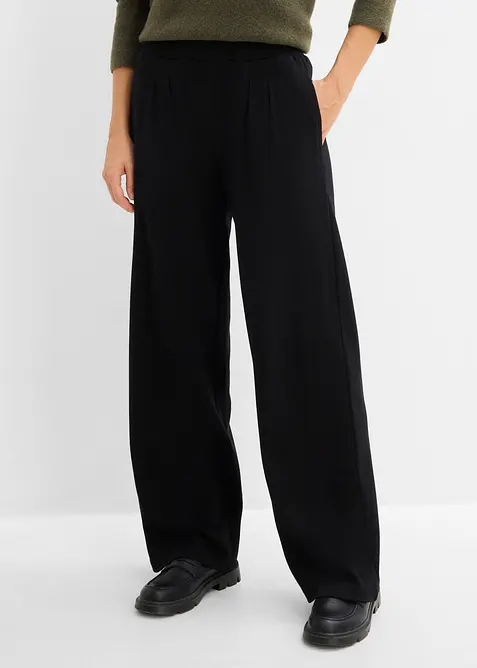 Pantaloni in jersey con pinces, bonprix