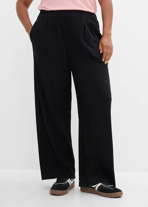 Pantaloni in jersey con pinces, bonprix