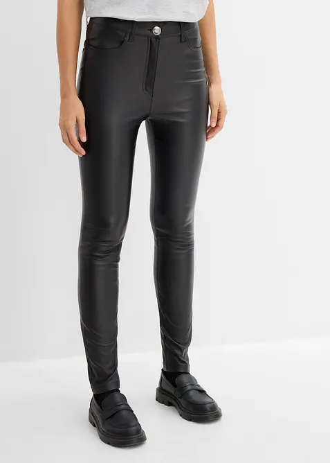 Pantaloni pancia piatta in bengalina rivestita di misto viscosa, bonprix