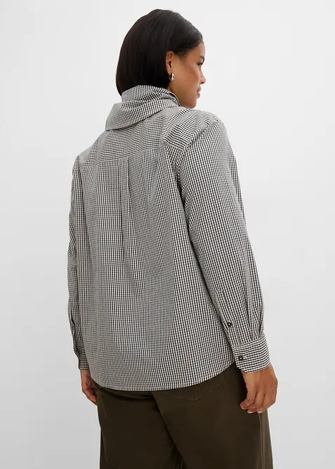 Camicia con sciarpina staccabile, bonprix