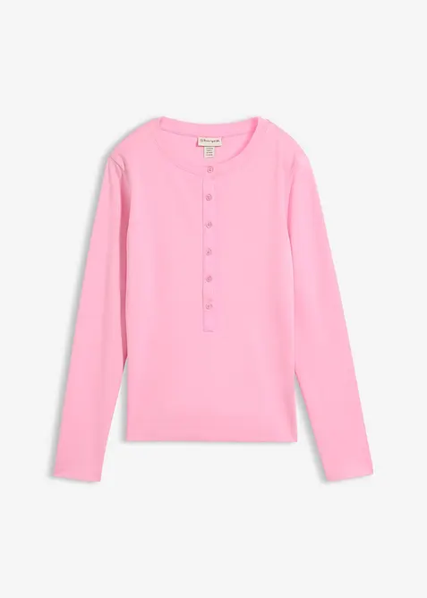 Maglia a maniche lunghe in cotone biologico pesante, bonprix