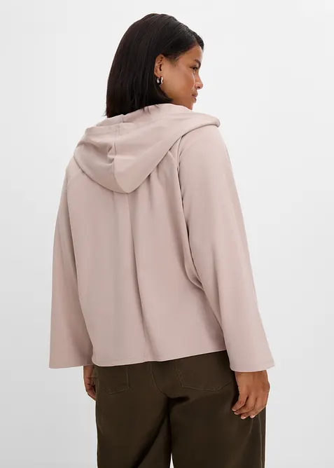 Maglia a maniche lunghe con cappuccio, bonprix