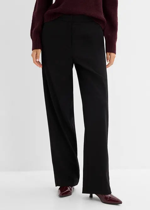 Pantaloni barrel in misto viscosa, bonprix