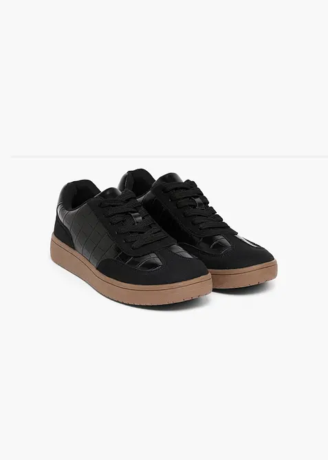 Sneaker con dettagli animalier, bonprix