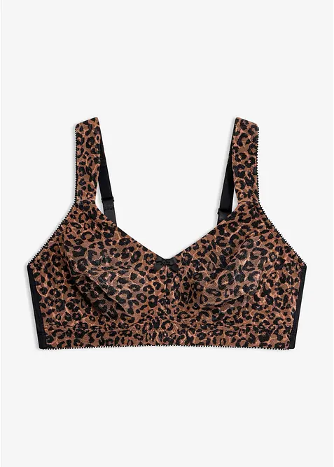 Reggiseno contenitivo senza ferretto con spalline imbottite, bonprix