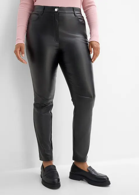 Pantaloni pancia piatta in bengalina rivestita di misto viscosa, bonprix