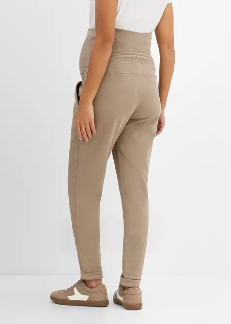 Pantaloni da jogging pr&eacute;maman comodi in cotone biologico, bonprix