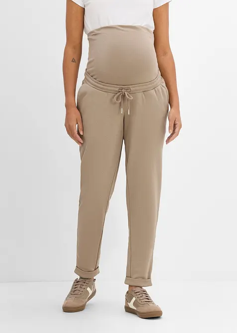 Pantaloni da jogging pr&eacute;maman comodi in cotone biologico, bonprix