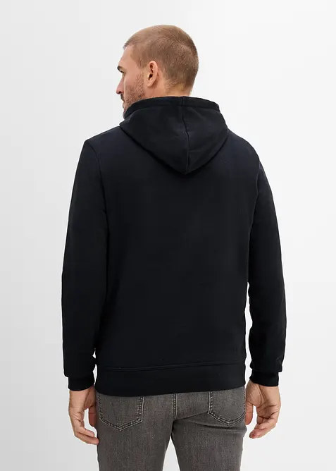 Felpa con cappuccio in puro cotone, bonprix