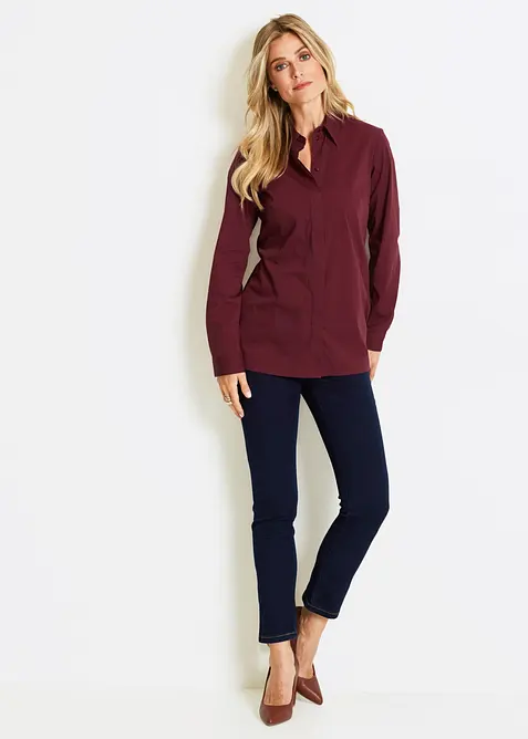 Camicetta elasticizzata lunga, bonprix