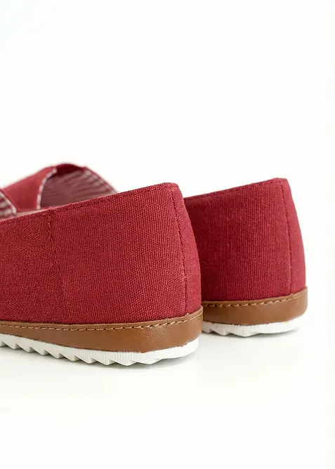 Slip on in tela di cotone, bonprix