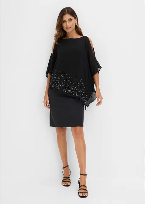 Abito a tubino con strass, bonprix
