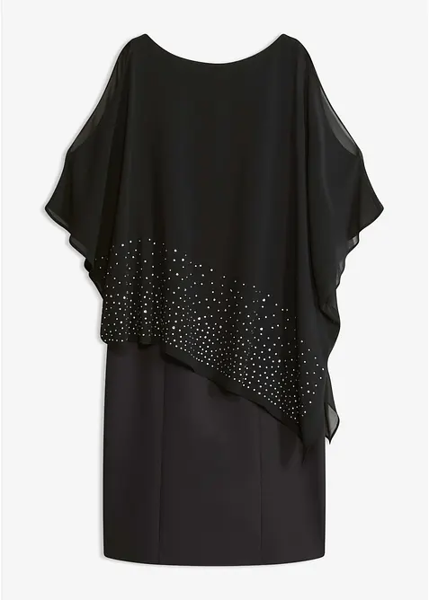 Abito a tubino con strass, bonprix