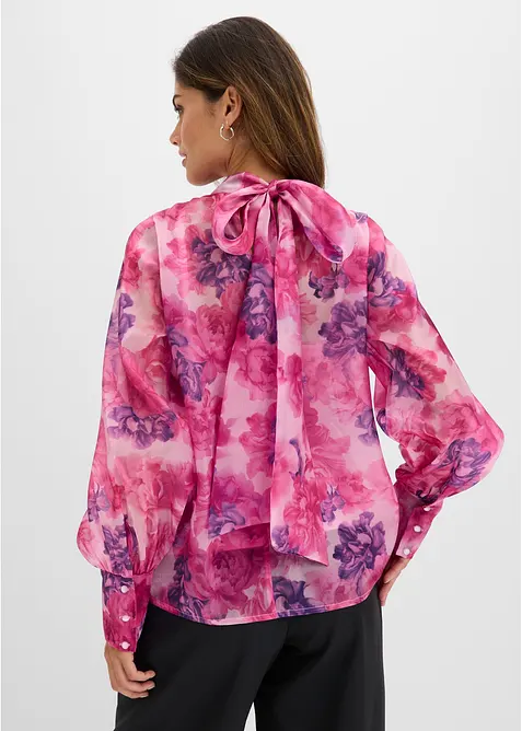 Blusa con fiocco, bonprix