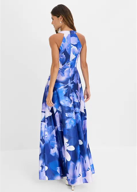 Abito lungo in satin lucido, bonprix